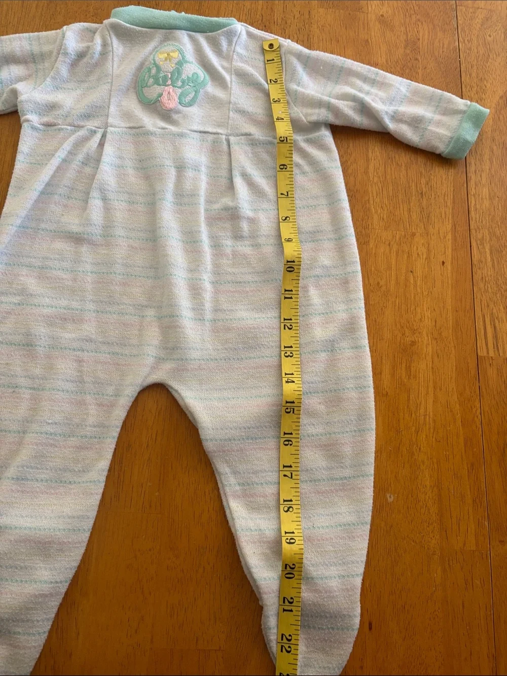 Vintage Honors Baby Pajamas 12 mos 17-20lbs